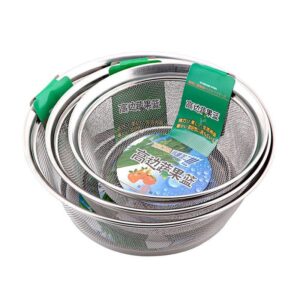 3 Sets Stainless Steel Sieve